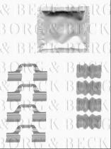 Borg & Beck BBK1509 - Kit de accesorios, pastillas de frenos