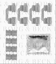 Borg & Beck BBK1512 - Kit de accesorios, pastillas de frenos