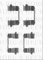Borg & Beck BBK1514 - Kit de accesorios, pastillas de frenos