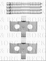 Borg & Beck BBK1519 - Kit de accesorios, pastillas de frenos