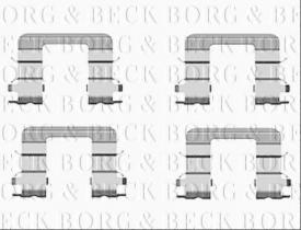 Borg & Beck BBK1537 - Kit de accesorios, pastillas de frenos