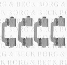 Borg & Beck BBK1539 - Kit de accesorios, pastillas de frenos