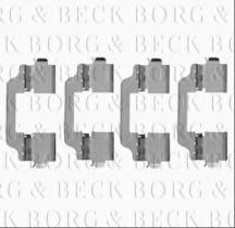 Borg & Beck BBK1539 - Kit de accesorios, pastillas de frenos