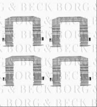 Borg & Beck BBK1540 - Kit de accesorios, pastillas de frenos