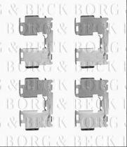 Borg & Beck BBK1546 - Kit de accesorios, pastillas de frenos
