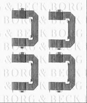 Borg & Beck BBK1547 - Kit de accesorios, pastillas de frenos