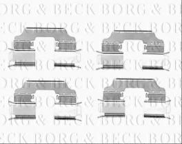 Borg & Beck BBK1548 - Kit de accesorios, pastillas de frenos