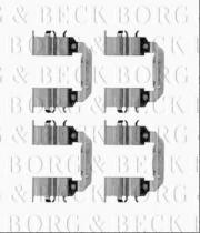 Borg & Beck BBK1549 - Kit de accesorios, pastillas de frenos