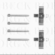 Borg & Beck BBK1552 - Kit de accesorios, pastillas de frenos