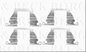 Borg & Beck BBK1569 - Kit de accesorios, pastillas de frenos