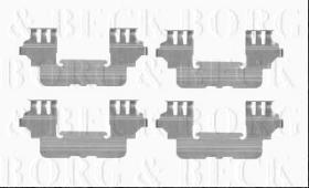 Borg & Beck BBK1572 - Kit de accesorios, pastillas de frenos