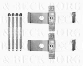 Borg & Beck BBK1580 - Kit de accesorios, pastillas de frenos