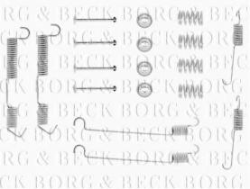 Borg & Beck BBK6003 - Kit de accesorios, pastillas de frenos