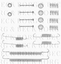 Borg & Beck BBK6004 - Kit de accesorios, pastillas de frenos
