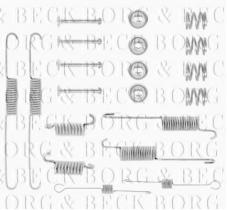 Borg & Beck BBK6024 - Kit de accesorios, pastillas de frenos