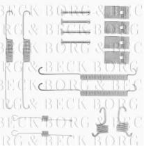 Borg & Beck BBK6033 - Kit de accesorios, pastillas de frenos