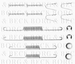 Borg & Beck BBK6051 - Kit de accesorios, pastillas de frenos
