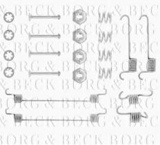 Borg & Beck BBK6077 - Kit de accesorios, pastillas de frenos