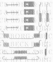 Borg & Beck BBK6096 - Kit de accesorios, pastillas de frenos