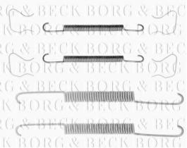 Borg & Beck BBK6117 - Kit de accesorios, pastillas de frenos