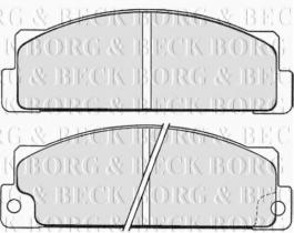 Borg & Beck BBP1004 - Juego de pastillas de freno