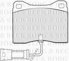 Borg & Beck BBP1008 - Juego de pastillas de freno