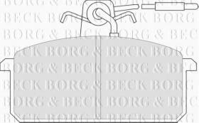 Borg & Beck BBP1015 - Juego de pastillas de freno