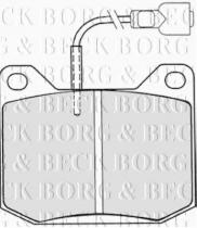 Borg & Beck BBP1016 - Juego de pastillas de freno