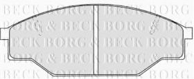 Borg & Beck BBP1019 - Juego de pastillas de freno