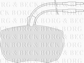 Borg & Beck BBP1024 - Juego de pastillas de freno