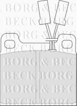 Borg & Beck BBP1025 - Juego de pastillas de freno