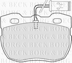 Borg & Beck BBP1028 - Juego de pastillas de freno