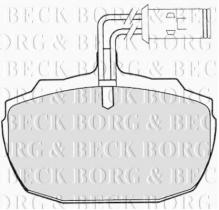 Borg & Beck BBP1031 - Juego de pastillas de freno