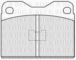 Borg & Beck BBP1033 - Juego de pastillas de freno