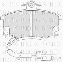 Borg & Beck BBP1037 - Juego de pastillas de freno