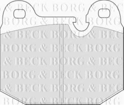 Borg & Beck BBP1043 - Juego de pastillas de freno