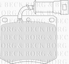 Borg & Beck BBP1052 - Juego de pastillas de freno