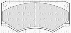 Borg & Beck BBP1056 - Juego de pastillas de freno