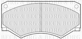 Borg & Beck BBP1056 - Juego de pastillas de freno