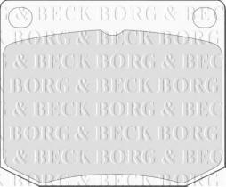 Borg & Beck BBP1072 - Juego de pastillas de freno