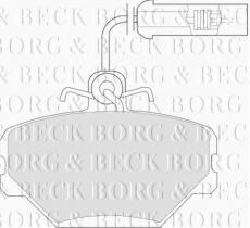 Borg & Beck BBP1086 - Juego de pastillas de freno