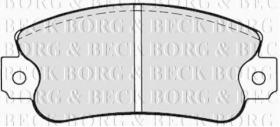 Borg & Beck BBP1093 - Juego de pastillas de freno
