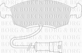 Borg & Beck BBP1096 - Juego de pastillas de freno