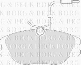Borg & Beck BBP1132 - Juego de pastillas de freno