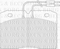 Borg & Beck BBP1133 - Juego de pastillas de freno