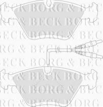 Borg & Beck BBP1135 - Juego de pastillas de freno