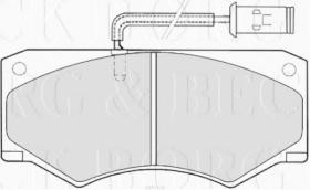 Borg & Beck BBP1138 - Juego de pastillas de freno