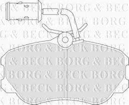 Borg & Beck BBP1141 - Juego de pastillas de freno