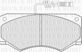 Borg & Beck BBP1153 - Juego de pastillas de freno