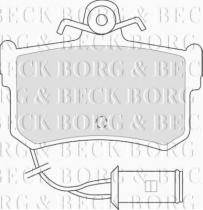 Borg & Beck BBP1161 - Juego de pastillas de freno